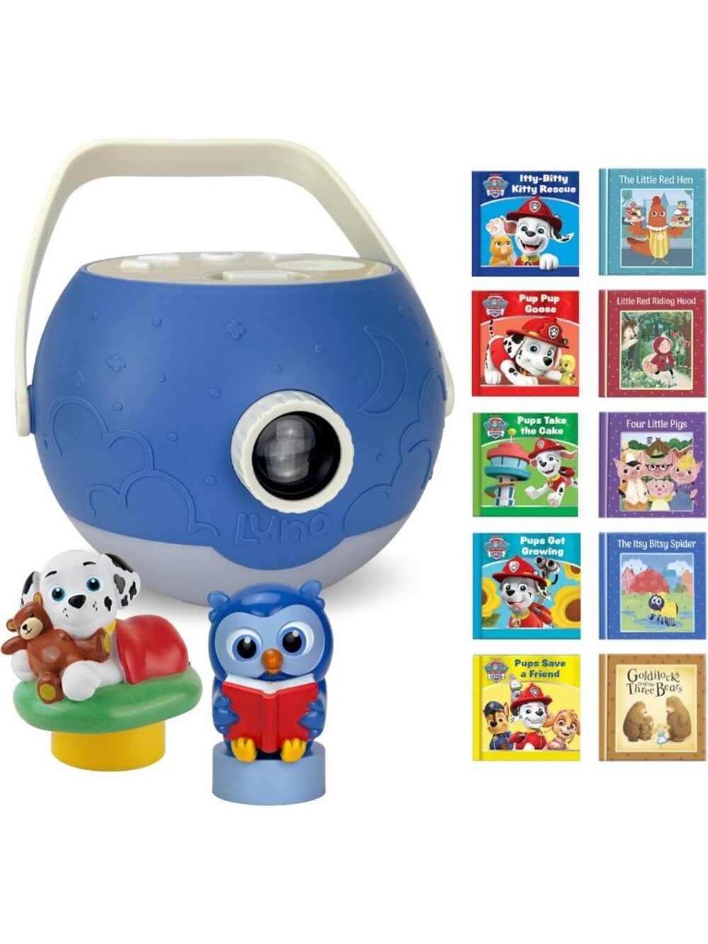 Kids Storytime Projector - 10 Read-Aloud Stories, 10 Songs & Night Light for
